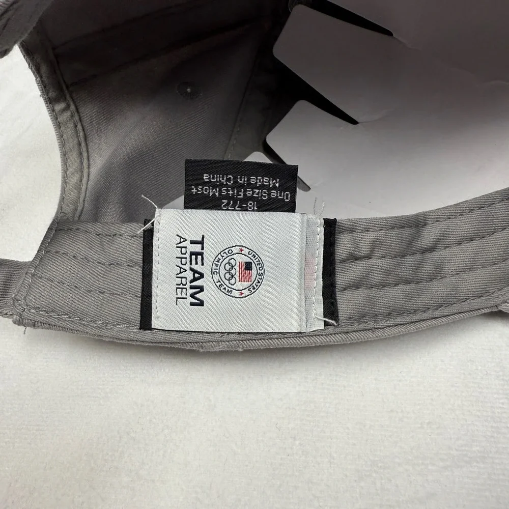 Team USA PyeongChang 2018 Olympics NBC Hat Grey Adjustable Dad‎ Cap 18-772